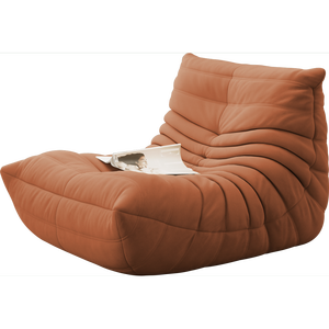 Fauteuil lounge moderne rembourré, fauteuil d'appoint confortable en velours pour salon et chambre, fauteuil simple ergonomique et moelleux - Product Image 5