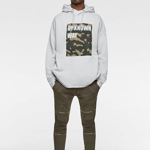 Sweat à capuche streetwear personnalisé d'hiver, écologique, 100% coton, molleton French Terry, coupe courte, délavage acide pour - Product Image 1