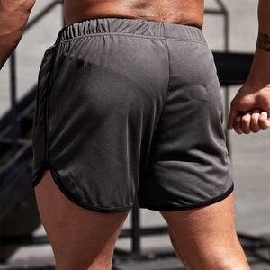 Short de course à séchage rapide pour homme Short de sport décontracté en tissu respirant à motif solide pour homme - Product Image 4