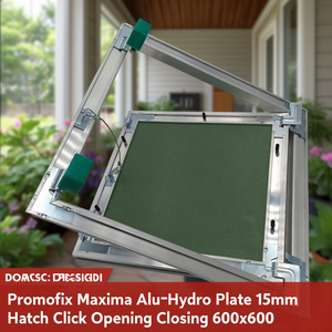 Promofix Maxima Alu/Hydro Plate 15mm Sportello a Scatto Apribile e Chiudibile 600X600 - Product Image 3