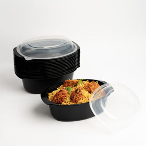 Récipient alimentaire en plastique PET PP transparent de haute qualité de 1250ml emballage de gelée de gâteau Sushi Pizza pratique jetable de qualité supérieure - Product Image 2