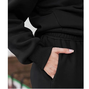 Ropa de otoño para mujer, chándales, conjunto de 2 piezas, chándales para correr, Sudadera con capucha de talla grande para mujer, conjuntos de pantalones de dos piezas - Product Image 2