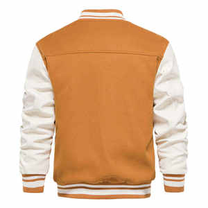 Precio de fábrica, venta al por mayor, chaqueta de béisbol de diseño personalizado, ropa deportiva de manga larga, chaqueta universitaria de béisbol Lettermen - Product Image 2