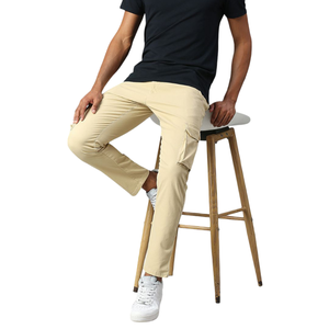 Pantalones Cargo informales a la moda para hombre, ropa de calle, pantalones largos resistentes con bolsillo de alta calidad, ajuste Regular, gran compra a granel - Product Image 3
