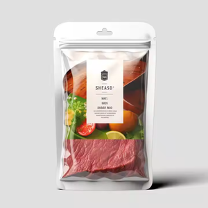 Bolsa con cremallera de plástico esmerilado con Impresión digital personalizada, bolsa vertical con bajo MOQ para alimentos para mascotas y jalea para embalaje de Alimentos artesanales - Product Image 1