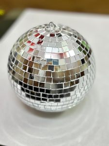 Vente en gros de boules rondes en verre de mosaïque de Noël décorées d'ornements de boule de mosaïque suspendus décorations de boule de fête de mariage de vacances - Product Image 4