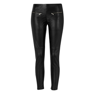 Pantalones de Invierno para Mujer, de Cuero Genuino y Lona, con Frente Plano, Impermeables, Transpirables y Ecológicos, Color Sólido, Precio al por Mayor - Product Image 1