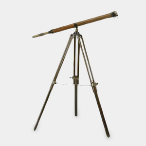 Telescopio de latón con soporte de trípode de madera Telescopio pulido dorado para acampar Aventuras al aire libre al precio de fábrica barato al por mayor - Product Image 6