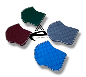OEM Tapis de selle de cheval de couleur unie personnalisé équestre Anti-rétrécissement Tapis de selle avec doublure en polycoton - Product Image 2