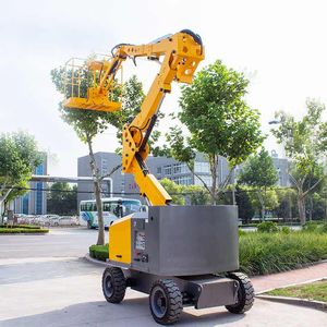 Factory Price Articulated <b>Hydraulic</b> <b>Man</b> <b>Lift</b> Aerial Work Platform Skylift Tracked Towable Spider Boom Cherry Picker Engine Core - Product Image 1