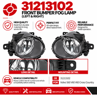 Boîtier de phare antibrouillard avant droit 31213102 pour Volvo S80 V70 XC70, pièce de rechange pour pare-chocs avant, pièces d'éclairage automobile