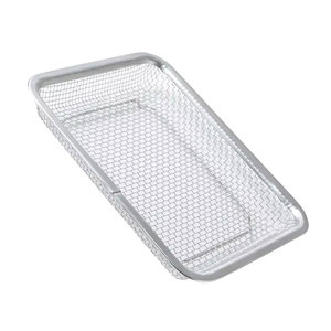 Panier de rangement en treillis métallique en acier inoxydable Conteneurs de stérilisation pour instruments chirurgicaux à mailles fines Plateau de panier médical - Product Image 4