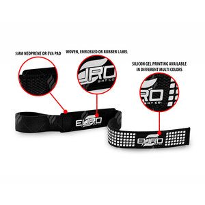 Sangles de musculation réglables légères personnalisées OEM avec points en silicone pour une adhérence supérieure et un soutien confortable du poignet pour charges lourdes - Product Image 2