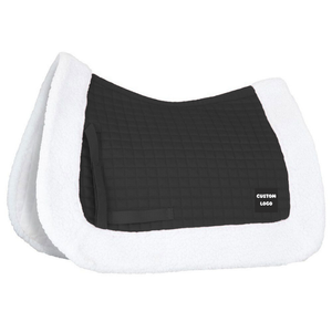 CLOVELIS IMPEX - Almohadilla de Silla de Montar para Caballo, Transpirable, con Relleno de Poliéster y Piel, Personalizable para Programas de Marcas Ecuestres - Product Image 1