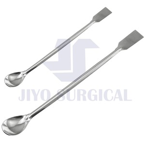 Espátula de laboratorio quirúrgica de acero inoxidable de alta calidad Micro muestreo 7 "Cuchara cuchara instrumento de mezcla de doble extremo - Product Image 5