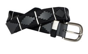 Ceinture en cuir de buffle d'eau vintage, 35 mm, fil ciré, boucle en laiton massif, style décontracté, design argentin, ceinture authentique - Product Image 3