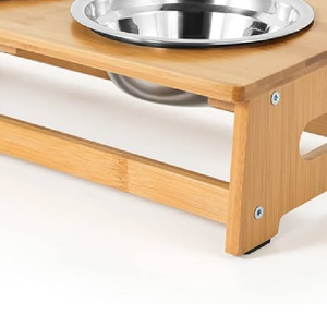 Mangeoire OEM en métal à double bol personnalisée pour animaux de compagnie Vente en gros Fournisseur de produits d'alimentation pour animaux de compagnie en acier inoxydable d'Inde - Product Image 3