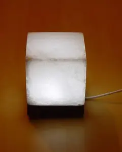 Himalayan White Salt Square Shape Mini <b>USB</b> <b>Lamps</b>, Himalayan Cube White Salt <b>Lamp</b> <b>USB</b>, Cube Himalayan White Salt <b>USB</b> <b>Lamp</b> - Product Image 6
