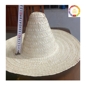 หมวกฟางปีกคาวบอยเม็กซิกันงานปักทำมือจากเวียดนาม - Product Image 5