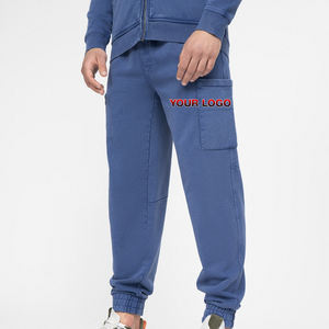 กางเกงวอร์มผ้าคอตตอนสำหรับผู้ชายกางเกงวอร์มทรงคาร์โก้แบบลำลองกางเกงวอร์มผ้าคอตตอน100% รุ่นความสบายออกแบบได้ตามต้องการ - Product Image 1