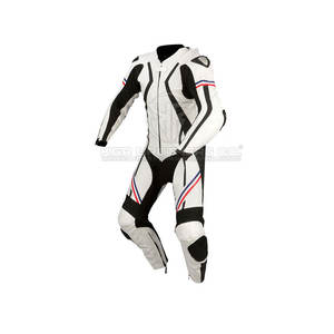 Traje de cuero de moto con forro extraíble y cremalleras YKK fuertes Protección completa Traje de cuero de moto - Product Image 5
