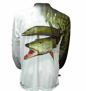 Variedad de moda Venta caliente Diseño clásico Sublimación Jerseys de pesca Diseño impreso personalizado Sublimación Jerseys de pesca - Product Image 4