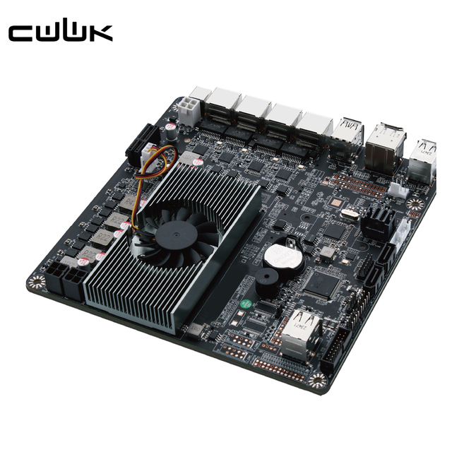 CWWK M13 NAS Mainboard N100 Mini-ITX NAS Motherboard 4x I226V 2.5GbE LAN Barebone DDR5 PCIe3.0 2x SATA3.0 Server Motherboard