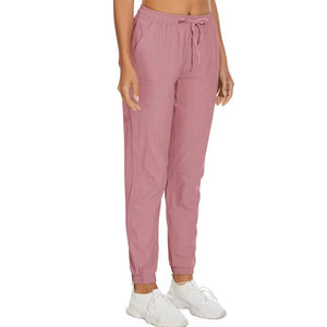 High Quality Women's Slim Fit Canvas Trousers Streetwear Style Flat Front High Waist Winter Solid Color New Arrival OEM Services - Product Image 3