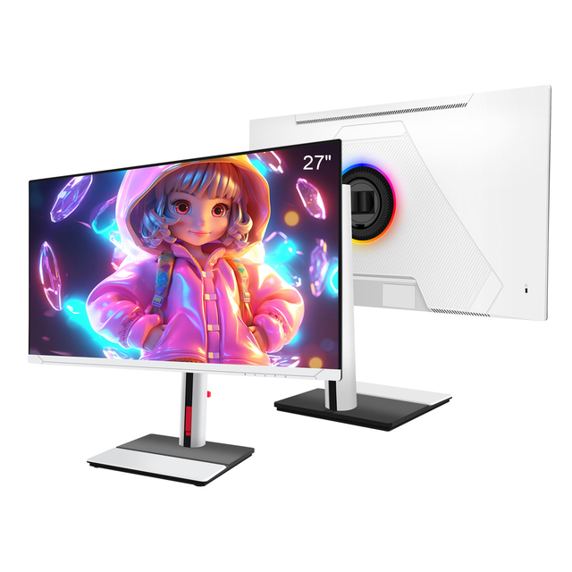 5K 4K Monitor 27 Inch 70Hz 144Hz QWHD Lcd Screen White Computer 1ms 120%sRGB IPS OEM ODM Gaming Office Pc Monitor
