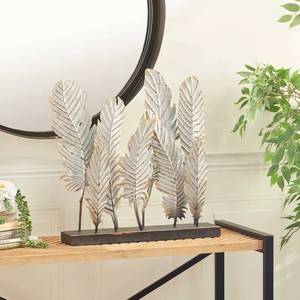 Decorative Metal <b>Feather</b> Design Table <b>Top</b> For Wedding Party Christmas Usage From India in Best Price - Product Image 2