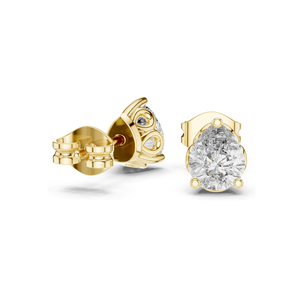 0.75 CT Lab Diamond Pear Cut <b>Stud</b> Earrings VVSVS EF Clarity 18KT, 14KT, 10KT Gold & 925 <b>Silver</b> Yellow, Rose, White Gold - Product Image 6