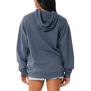 OEM Femmes de Sweat À Capuche 100% Coton Français Terry Sweats à capuche Personnalisé Drop Épaule Polaire Surdimensionné À Capuche - Product Image 3
