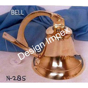 Métal artisanat bateau nautique cloche décoration murale aluminium laiton grandes cloches support de porte accessoires de décoration de la maison - Product Image 3