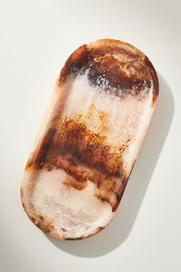 ถาดเรซินสีขาวทรงรีถาดสำหรับตกแต่งบ้านที่หรูหราทันสมัยถาดไม้จัดเก็บพื้นผิวไม้ใหม่ล่าสุดถาดเรซิ่นใหม่ล่าสุด - Product Image 4