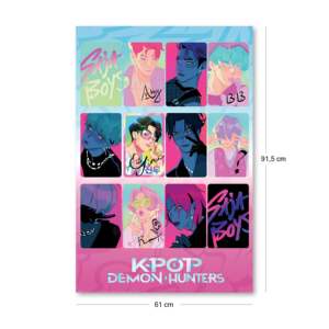 KPop Saja Boys Light and Dark Anime <b>Poster</b> Demon Hunters <b>Poster</b> - Product Image 4