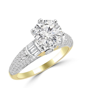 Igi Certified CVD HPHT Lab Grown Diamond 14K <b>Solid</b> Gold Eternity Wedding Band Ring Men's Party Ring - Product Image 1