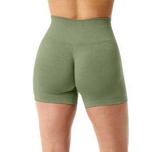 Ropa De Mujer, ropa deportiva, pantalones cortos De Yoga con glúteos para mujer, ropa atlética, entrenamiento, correr, Spandex, bolsillo para teléfono, pantalones cortos para mujer - Product Image 3