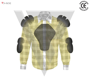 Chemise durable en Kevlar avec col montant et poches poitrine pour hommes avec chemise de protection blindée pour les caractéristiques des hommes - Product Image 2