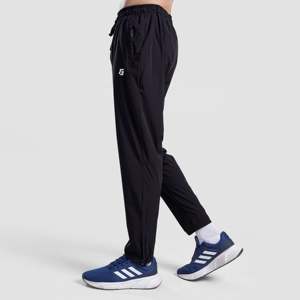กางเกงวิ่ง Aero Run สีดำ ปรับแต่งโลโก้ได้ ตกแต่งซิป น้ำหนักเบา ทรงตรง ไซส์ XL สำหรับใส่ทำงานและออกกำลังกาย - Product Image 3