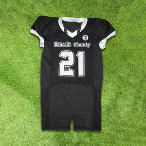 Maillot de football américain personnalisé imprimé numéro de nom d'équipe maillot respirant coupe ajustée équipement d'entraînement de football du Pakistan - Product Image 4