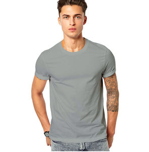 2024 ล่าสุดสไตล์คุณภาพสูง 100% พรีเมี่ยมผ้าฝ้ายเสื้อยืดพิมพ์แบบกําหนดเองผู้ชาย TShirt คอลูกเรือ T เสื้อสีเทาเสื้อยืดขนาดใหญ่ - Product Image 1