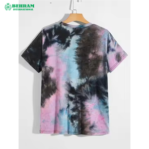 T-shirt pour homme en polyester/coton respirant, écologique, à séchage rapide, coupe classique, vente en gros, meilleur fournisseur, couleur unie pour homme - Product Image 3