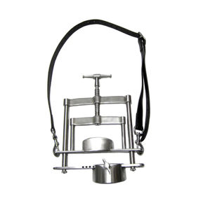 Spéculum buccal offset professionnel réutilisable pour chevaux, en acier inoxydable, instrument vétérinaire - Product Image 2