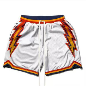 Shorts d'été à imprimé par sublimation, shorts en maille pour hommes, shorts à taille élastique fabriqués au Pakistan/short en maille d'été - Product Image 1