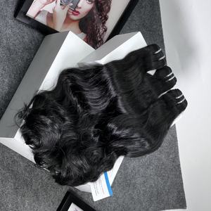Hot Deal Autumn Vietnamese Remy Human Hair Silky Wavy Machine Double Weft Extensions Virgin Bundles Aligned Cuticle All Colors - Product Image 5
