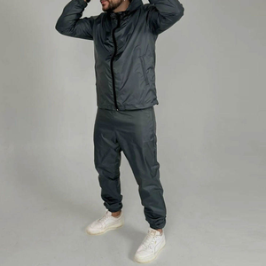 Veste de survêtement de jogging streetwear de haute qualité, séchage rapide, fermeture éclair intégrale, veste en polyester, veste coupe-vent personnalisée pour hommes - Product Image 4