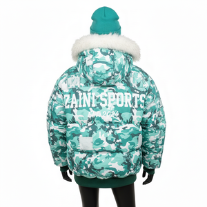 Chaqueta Acolchada de Invierno para Mujer, Tejido de Poliéster de Alta Densidad, Etiqueta Tejida, Paneles Acolchados, Chaqueta Acolchada con Logotipo Personalizado para Mujer - Product Image 2