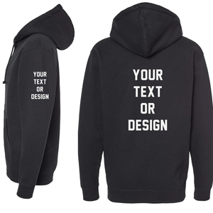 Sweats à capuche de marque personnalisée Bella + Canvas Sweat à capuche unisexe en polaire éponge à trois mélanges avec fermeture éclair complète - Product Image 3