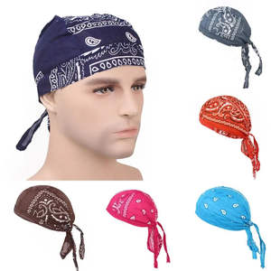 Bandana personnalisé avec logo, en satin, style estival, motifs ethniques géométriques et de dessins animés - Product Image 1