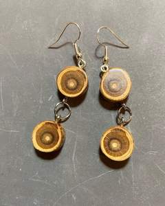 Lujosos pendientes de diseñador, venta al por mayor, declaración pintada Vintage, joyería de moda étnica, pendientes de gota de madera para mujeres africanas - Product Image 2